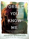 Imagen de portada para Forget You Know Me